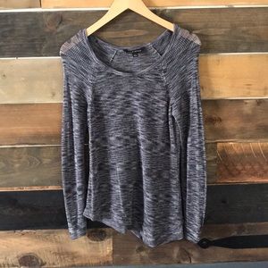 NWOT Rock & Republic Marbled Open Knit Sweater